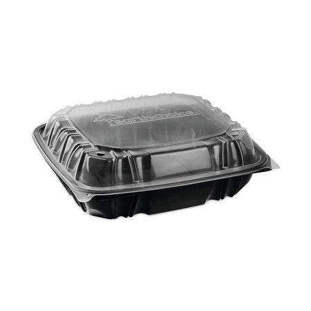 PACTIV EarthChoice Hinge-Lid Takeout Container, 3-Cmp, 34oz, 10.5x9.5x3, PK132 PK DC109310B000
